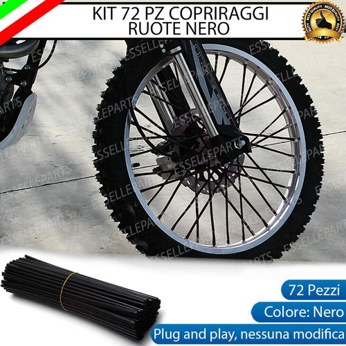 Kit copriraggi ruote moto nero - kit,